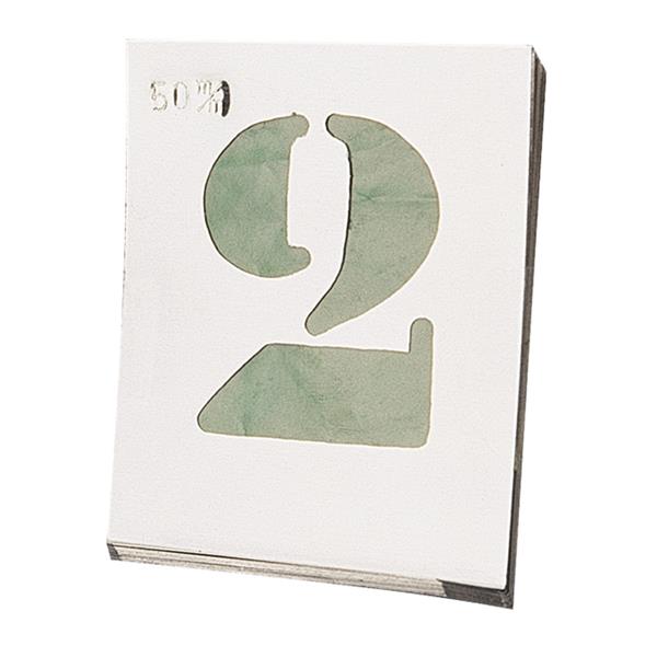 Numeración para rotular tipografía Egyp