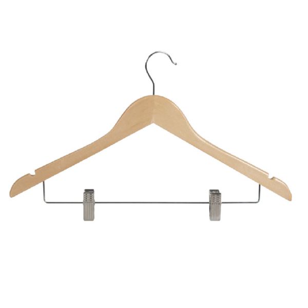Percha recta 45 cm con muescas, barra me