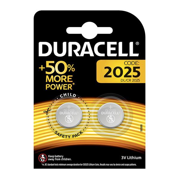 Pila botón litio DURACELL.