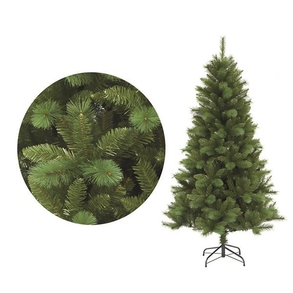Árbol navideño bicolor aguja pino PVC