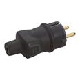 CLAVIJA 2P+T CAUCHO NEGRO legrand