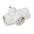ADAPTADOR TRIPL.SCHUKO BL 16A 250V