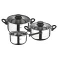 Bater&iacute;a cocina 5 pzas. inox Cookware Toledo