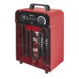 Calefactor met&aacute;lico para taller. Mod. E179. 3300 W.